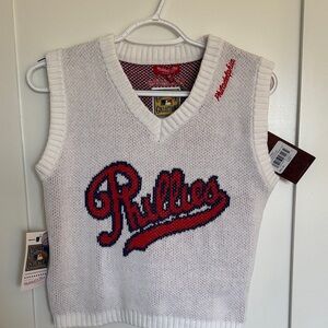 Philadelphia Phillies Women’s White Knit Vest